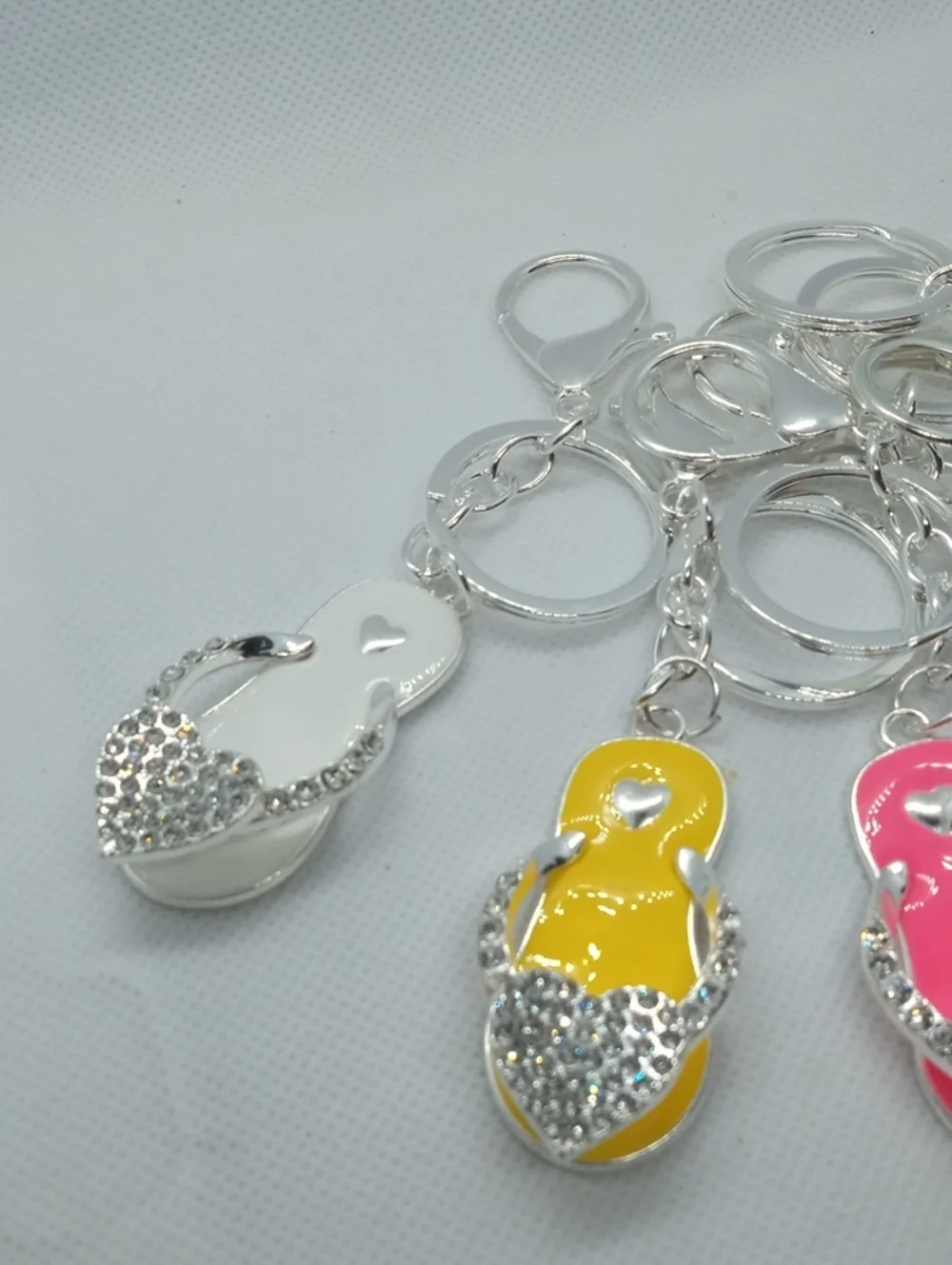 BEJEWELED FLIP-FLOP BAG/KEY CHAIN - Picture 5 of 10